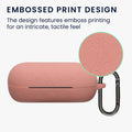 kwmobile Silicone Case for Sony WF-C700N Case - Headphone Protective Cover with Carabiner