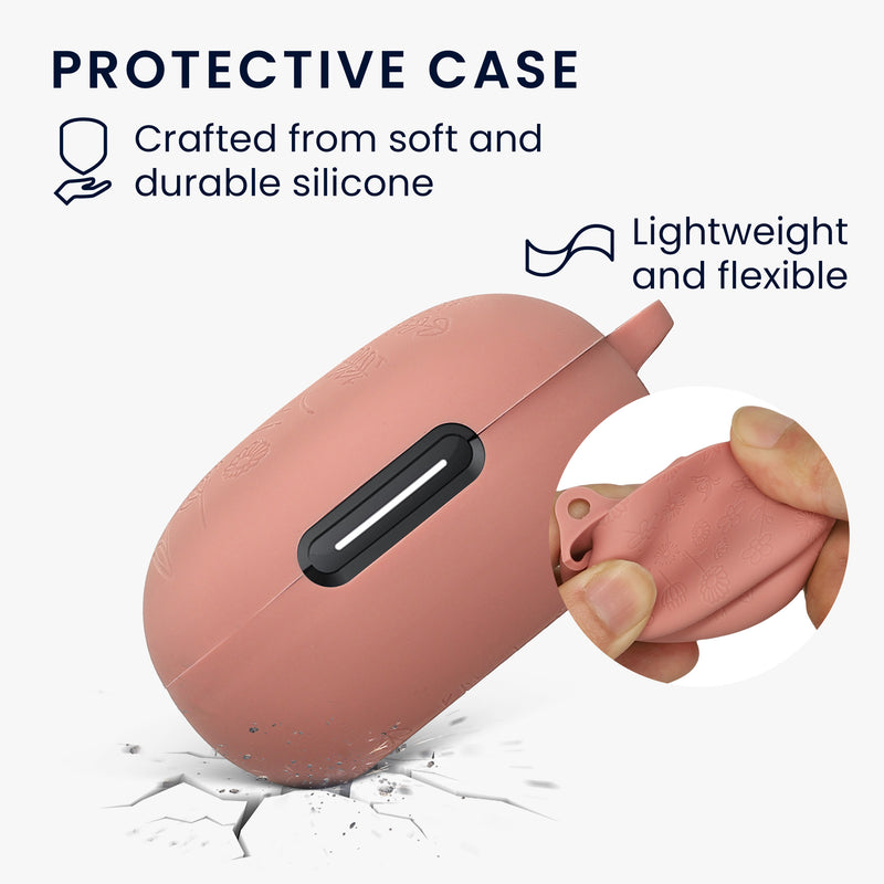 kwmobile Case for Anker Soundcore P40i Case - Headphone Protective Cover with Carabiner