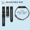 kwmobile Watch Strap for Xiaomi Watch S4 / S4 Sport / S3 / S2 / Watch S1 Active / Watch 5 Active Band Fitness Tracker Strap Set Replacement Strap Smartwatch