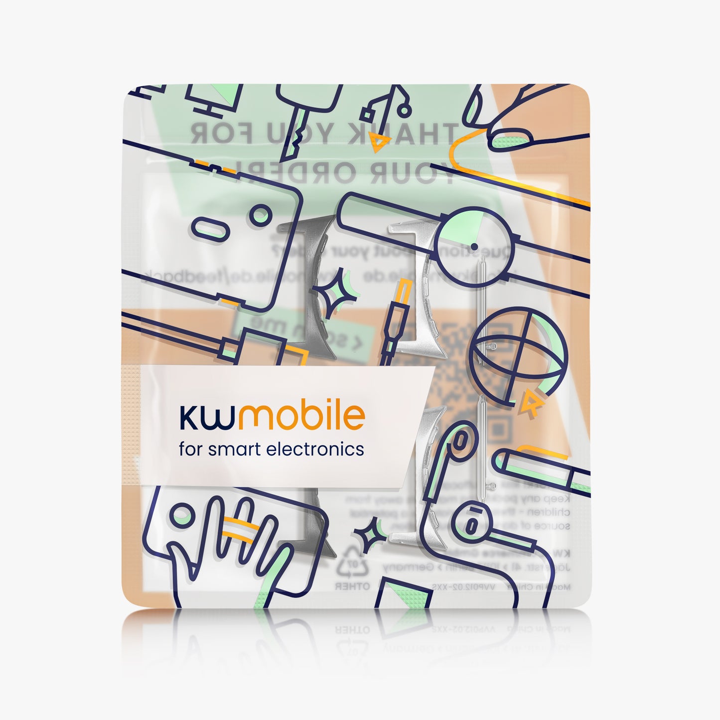 kwmobile Adapter with 22mm Band Width Compatible with Google Pixel Watch 3 45mm / Watch 4 45mm Watch Strap Connector Adapter Set