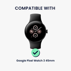 kwmobile Adapter mit 22mm Bandbreite kompatibel mit Google Pixel Watch 3 45mm / Watch 4 45mm Uhrenarmband