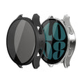 kwmobile Full-Body Cover compatible with Samsung Galaxy Watch 6 Case Full Body Fitness Tracker Privacy Case Set made of Glass