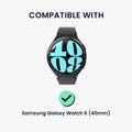 kwmobile Full-Body Cover compatible with Samsung Galaxy Watch 6 Case Full Body Fitness Tracker Privacy Case Set made of Glass