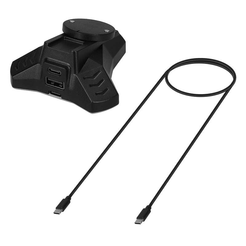 kwmobile Ladestation kompatibel mit Logitech G PRO X Superlight / G Pro Wireless / G903 / G703 / G403 Maus - Charging Station Wireless Mouse - Charger Dock mit USB Kabel - Schwarz Schwarz  