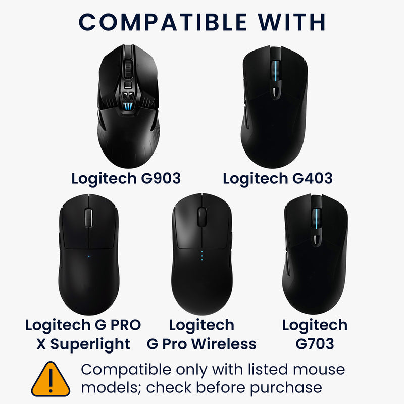 kwmobile Charging Station Compatible with Logitech G PRO X Superlight / G Pro Wireless / G903 / G703 / G403 Mouse Charging Station Wireless Mouse Charger Dock with USB Cable