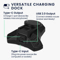 kwmobile Charging Station Compatible with Logitech G PRO X Superlight / G Pro Wireless / G903 / G703 / G403 Mouse Charging Station Wireless Mouse Charger Dock with USB Cable