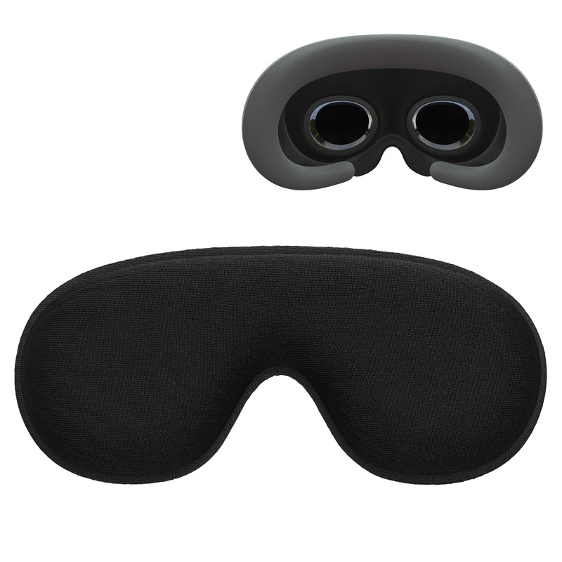 kwmobile Objektivabdeckung kompatibel mit Apple Vision Pro Schutz Cover - VR Brille Objektivschutzhülle staubdicht und kratzfest - Schwarz Schwarz  