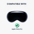 kwmobile Lens Cover compatible with Apple Vision Pro Protective Case - VR Headset Lens Protector Dustproof and Scratch-Resistant