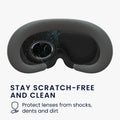 kwmobile Lens Cover compatible with Apple Vision Pro Protective Case - VR Headset Lens Protector Dustproof and Scratch-Resistant