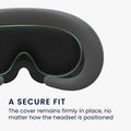 kwmobile Lens Cover compatible with Apple Vision Pro Protective Case - VR Headset Lens Protector Dustproof and Scratch-Resistant