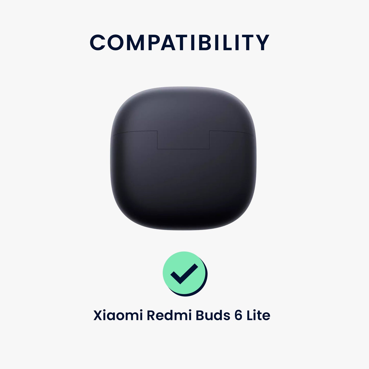 kwmobile Case Compatible with Xiaomi Redmi Buds 6 Lite Headphones