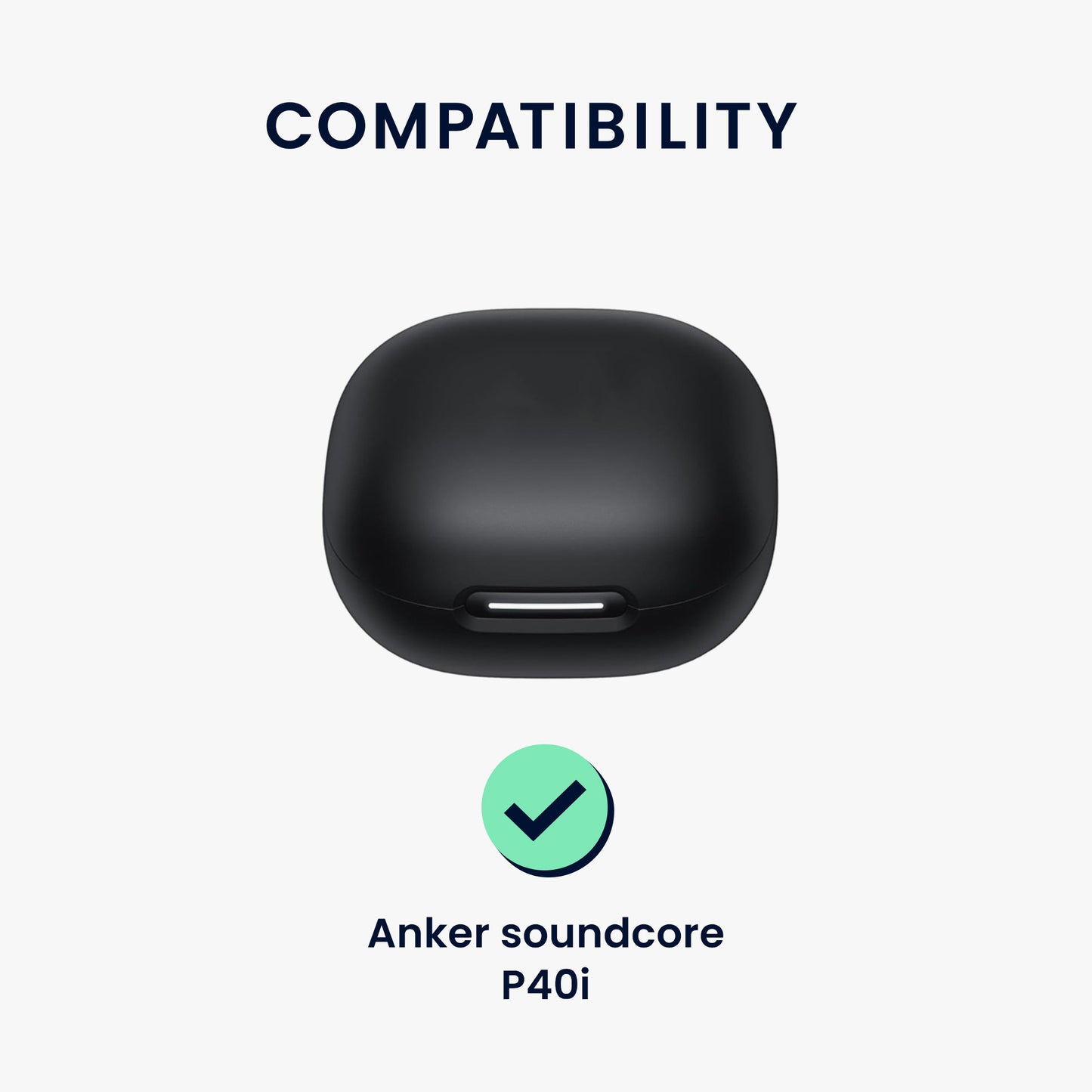 Silicone Case for Anker Soundcore P40i Don't touch my Headphones