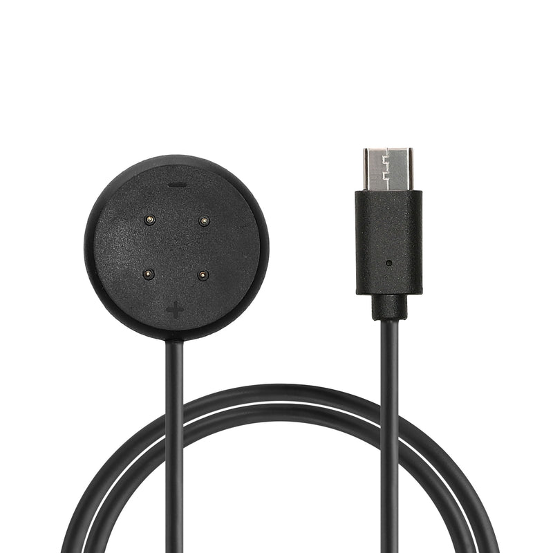 kwmobile USB C Charging Cable compatible with Google Pixel Watch 3 / Pixel Watch 2 / Fitbit Versa 4 3 2 / Ace LTE - Cable Charger - Smart Watch Type C Replacement Cable - Fitness Tracker Charging Cable