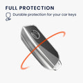 kwmobile Car Key Case compatible with BMW 4-Button X7 X1 U11 iX ix1 7 Series G07 I7 Car Key - Silicone Cover
