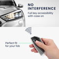 kwmobile Car Key Case compatible with BMW 4-Button X7 X1 U11 iX ix1 7 Series G07 I7 Car Key - Silicone Cover