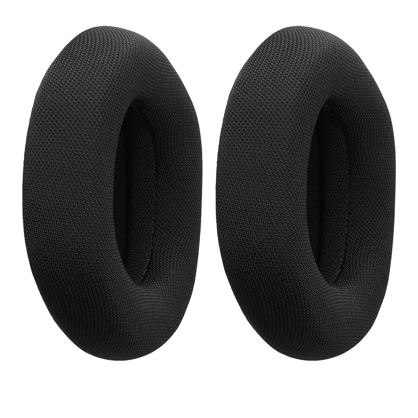 kwmobile 2x Mesh Polyester Ohr Polster für TurtleBeach Stealth 600 Ohrpolster - Ersatz Ohrpolster - Kopfhörer Ersatzteile - Kopfhörer Ersatzpolster für Over Ear Headphones Schwarz  