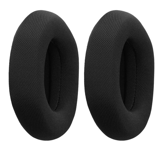 kwmobile 2x Mesh Polyester Ohr Polster für TurtleBeach Stealth 600 Ohrpolster - Ersatz Ohrpolster - Kopfhörer Ersatzteile - Kopfhörer Ersatzpolster für Over Ear Headphones Schwarz  