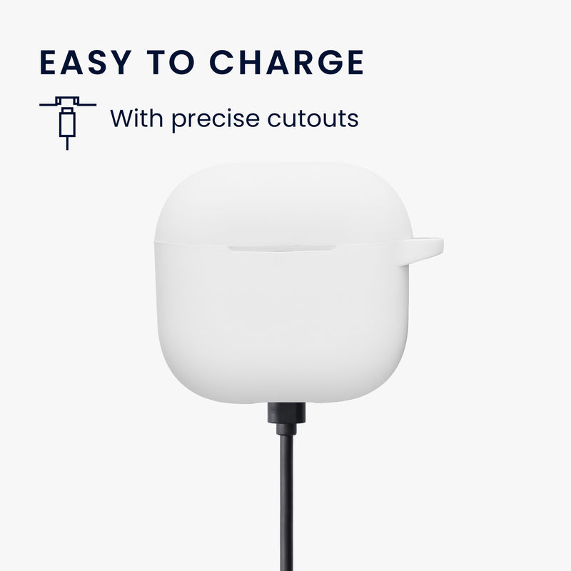 kwmobile Case Compatible with Apple AirPods 4 Headphones