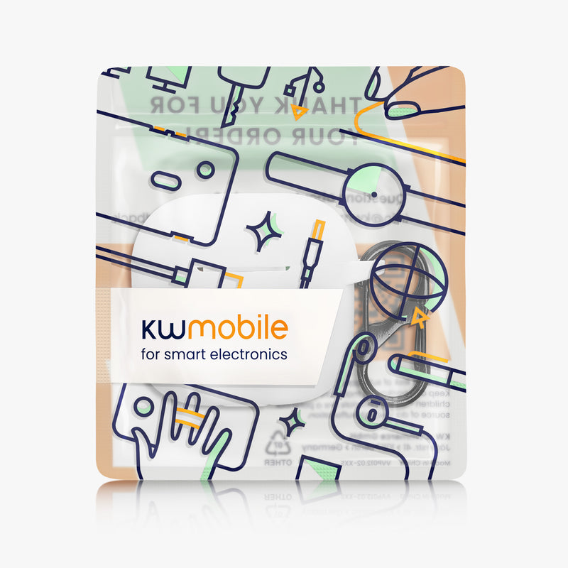 kwmobile Case Compatible with Apple AirPods 4 Headphones