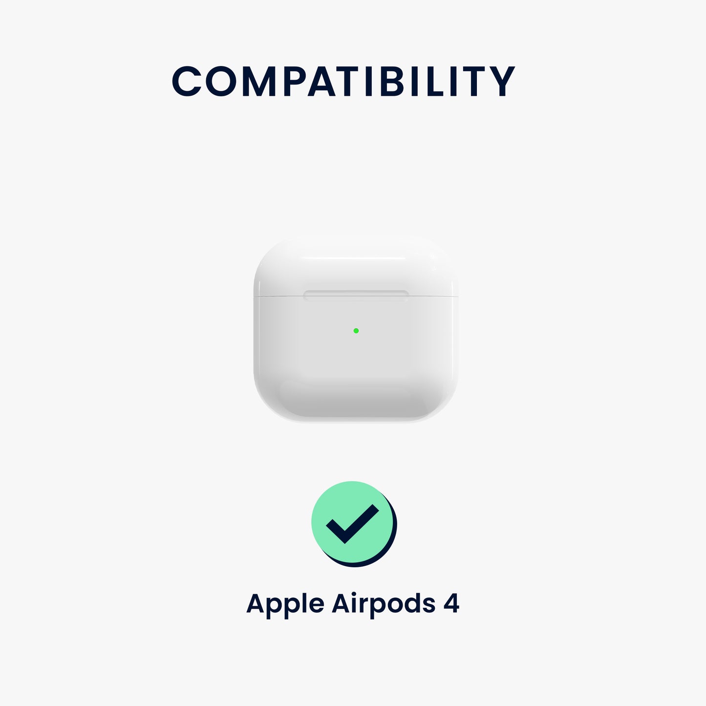 kwmobile Case Compatible with Apple AirPods 4 Headphones