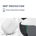 kwmobile Case Compatible with Apple AirPods 4 Headphones