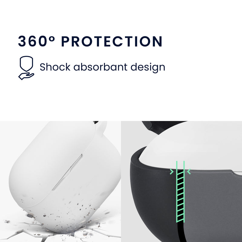 kwmobile Case Compatible with Apple AirPods 4 Headphones
