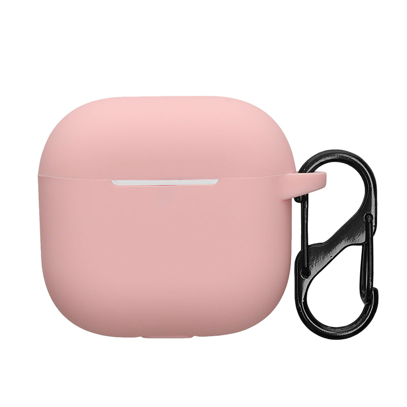 kwmobile Hülle kompatibel mit Apple Airpods 4 Kopfhörer - Silikon Schutzhülle Etui Case Cover Schoner in Altrosa Altrosa  