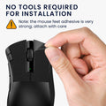 kwmobile Gaming Mouse Grip Tape for Razer DeathAdder V2 X Mouse Grip Tape Non-Slip Grip Tape for PC Mouse