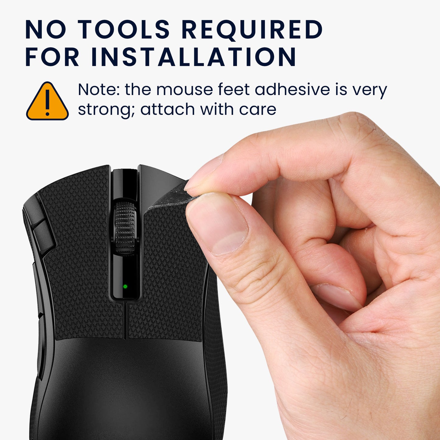 kwmobile Gaming Mouse Grip Tape for Razer DeathAdder V2 X Mouse Grip Tape Non-Slip Grip Tape for PC Mouse