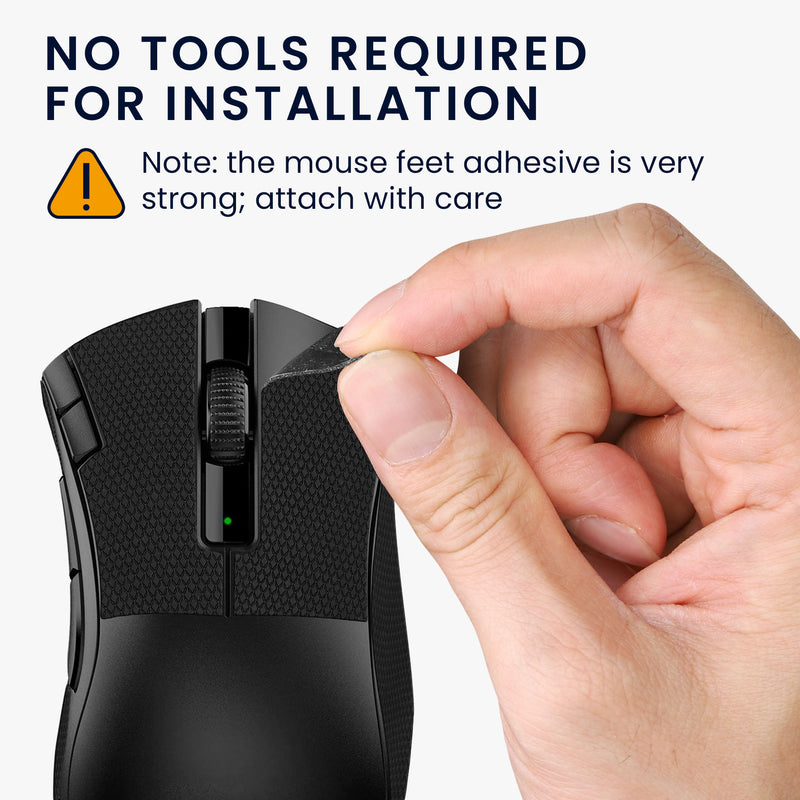 kwmobile Gaming Mouse Grip Tape for Razer DeathAdder V2 X Mouse Grip Tape Non-Slip Grip Tape for PC Mouse