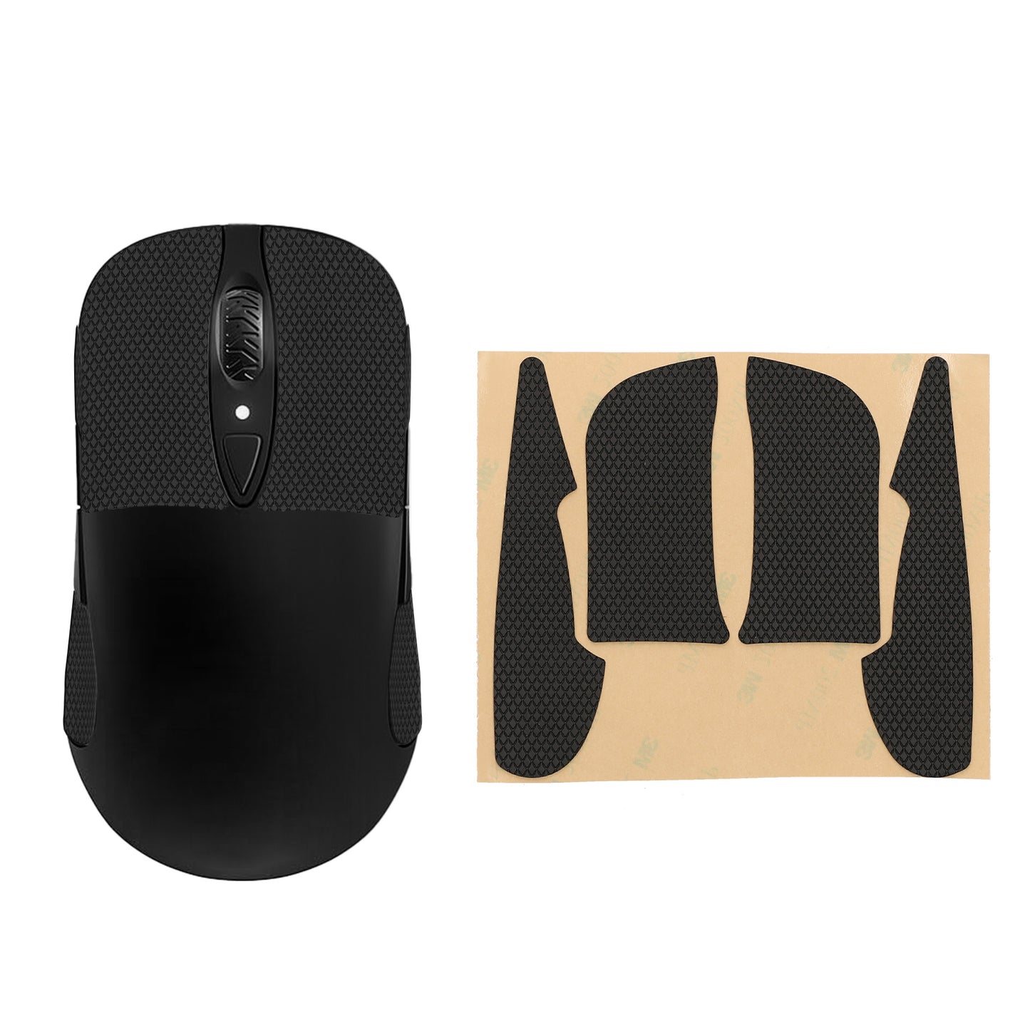 kwmobile Gaming Mouse Grip Tape for SteelSeries Sensei Ten / raw / xai Mouse Grip Tape Non-slip Grip Tape for PC Mouse