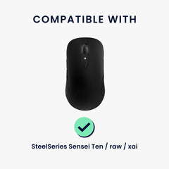 kwmobile Gaming Maus Grip Tape für SteelSeries Sensei Ten / raw / xai Mouse Grip Tape Rutschfestes Griffband für PC