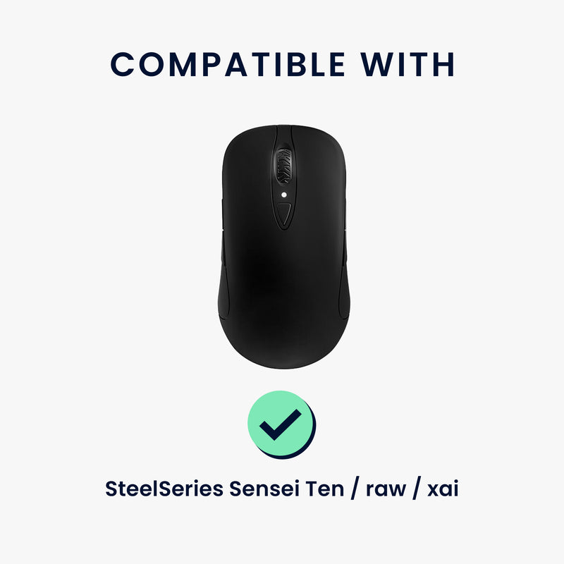 kwmobile Gaming Mouse Grip Tape for SteelSeries Sensei Ten / raw / xai Mouse Grip Tape Non-slip Grip Tape for PC Mouse