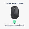 kwmobile Gaming Mouse Grip Tape for Logitech MX Anywhere 3 Mouse Grip Tape Anti-Slip Grip Tape for PC Mouse