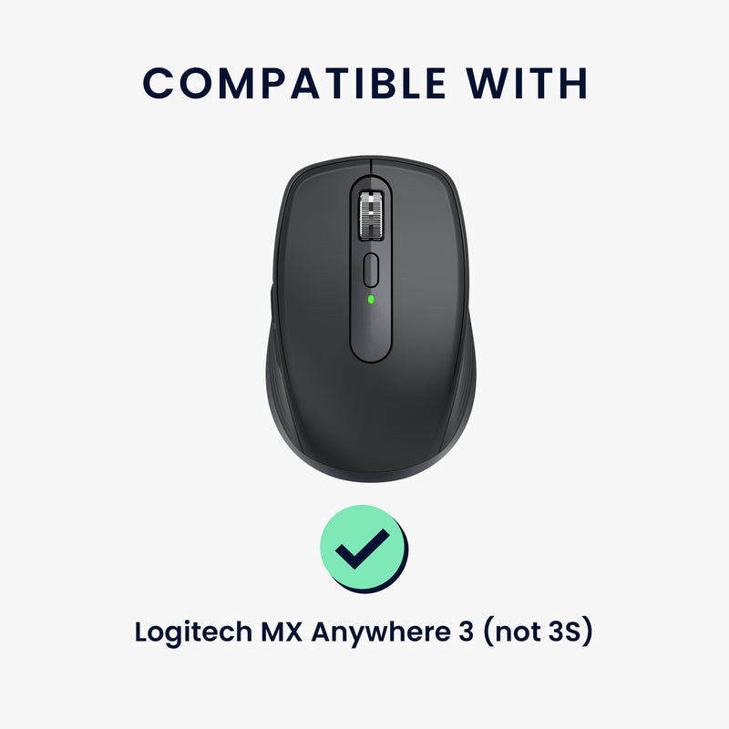kwmobile Gaming Mouse Grip Tape for Logitech MX Anywhere 3 Mouse Grip Tape Anti-Slip Grip Tape for PC Mouse