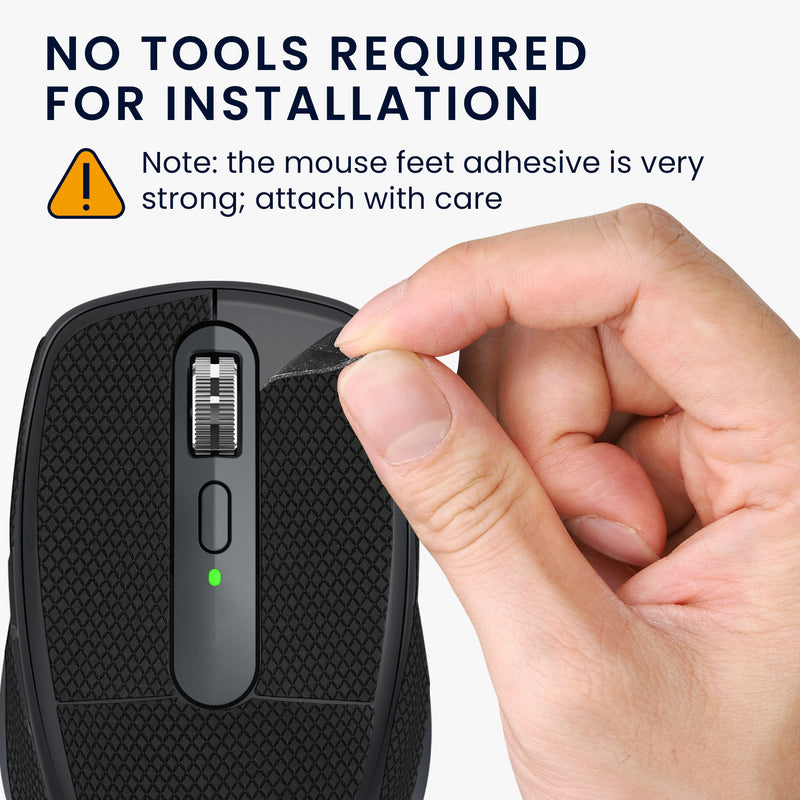 kwmobile Gaming Mouse Grip Tape for Logitech MX Anywhere 3 Mouse Grip Tape Anti-Slip Grip Tape for PC Mouse