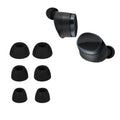 kwmobile 6x Polster kompatibel mit Bowers & Wilkins Pi8 - 3 Größen - Silikon Ohrstöpsel In-Ear Kopfhörer Schwarz  