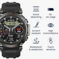 kwmobile Screen Protector compatible with Amazfit T-Rex 3 Film Protective Film for Fitness Tracker Robust Screen Protection