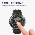 kwmobile Screen Protector compatible with Amazfit T-Rex 3 Film Protective Film for Fitness Tracker Robust Screen Protection