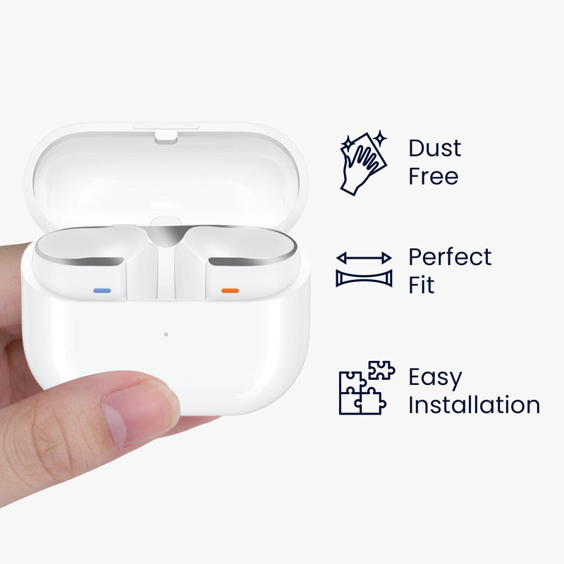 kwmobile Dust Protection Stickers compatible with Samsung Galaxy Buds 3