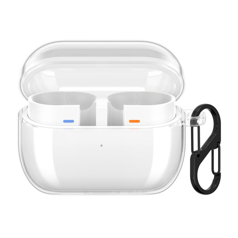 kwmobile Hülle für Samsung Galaxy Buds 3 / Galaxy Buds 3 Pro Case - TPU Silikon Schutzhülle - Kopfhörer Cover - Transparent Transparent  