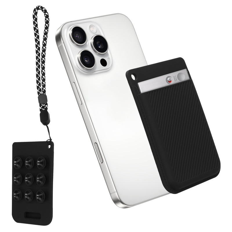 kwmobile Voice Recorder Protective Case compatible with PLAUD Note AI Voice Recorder Case - Dictaphone Case with Smartphone Attachment