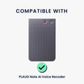 kwmobile Voice Recorder Protective Case compatible with PLAUD Note AI Voice Recorder Case - Dictaphone Case with Smartphone Attachment