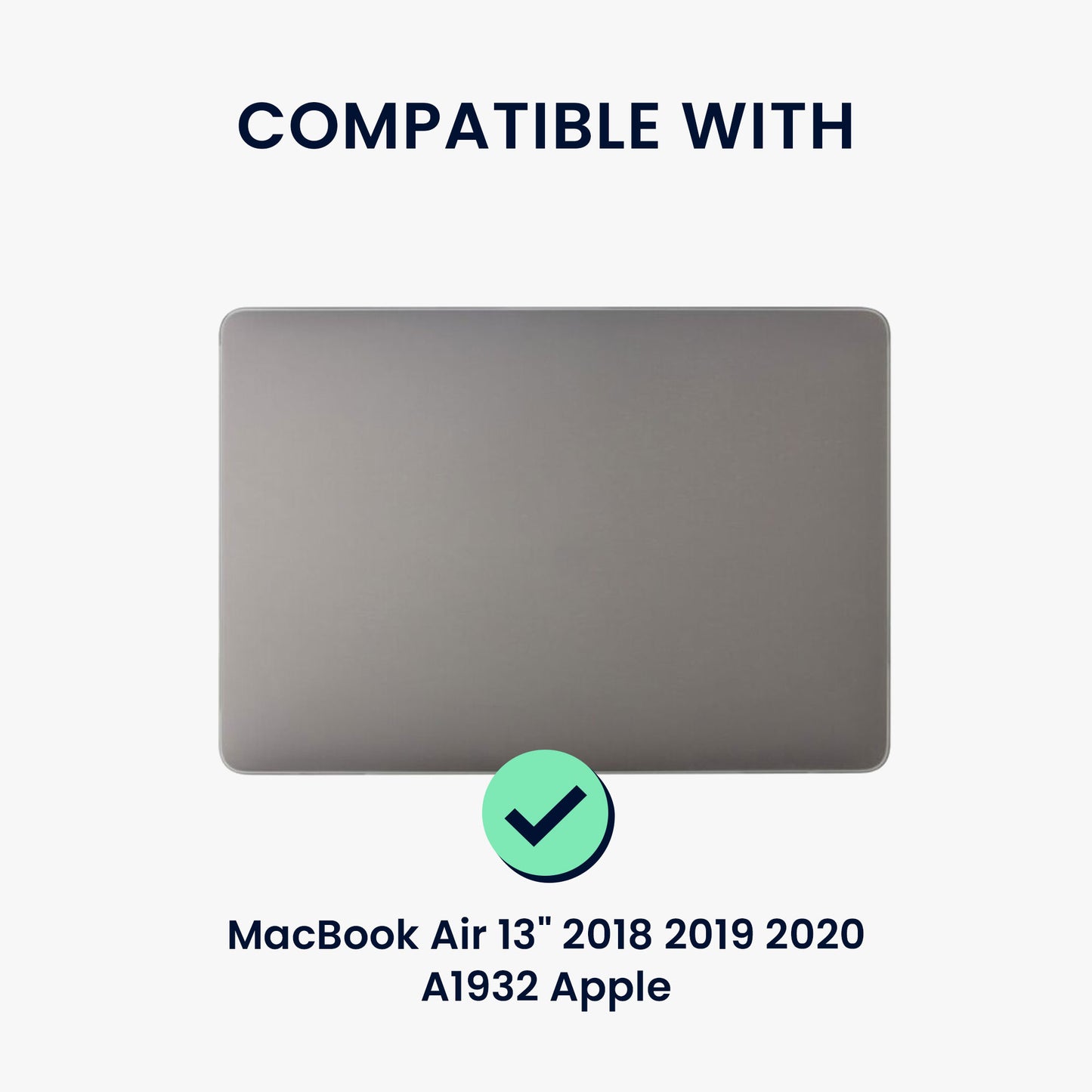 kwmobile Laptop Cover compatible with Apple MacBook Air 13" 2018 2019 2020 A1932 Case - Notebook Protector in Woven Design