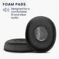 kwmobile Ear Pads for Jabra Evolve 2 30 Earpads Replacement Headphone Spare Parts Over Ear Headphones