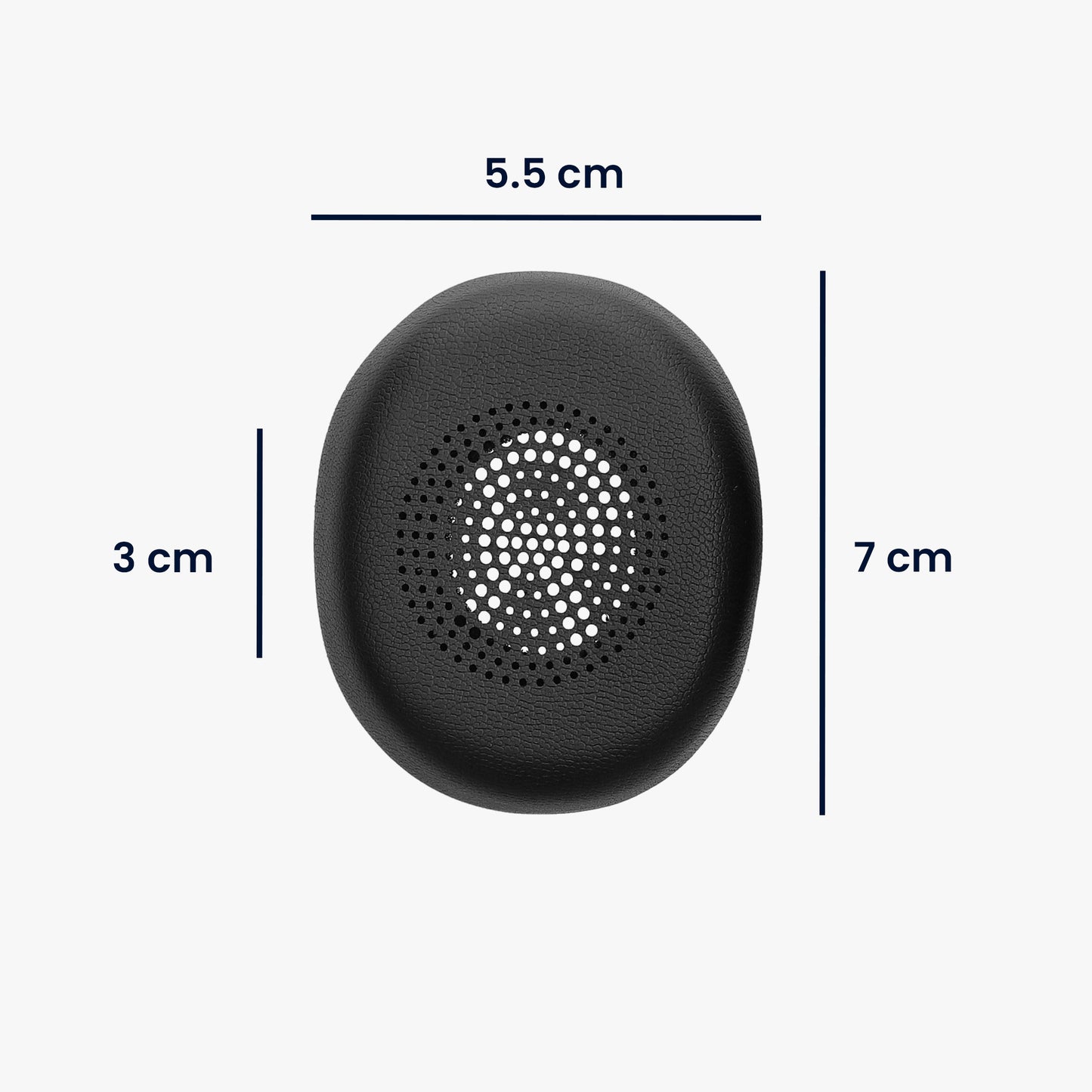 kwmobile Ear Pads for Jabra Evolve 2 30 Earpads Replacement Headphone Spare Parts Over Ear Headphones