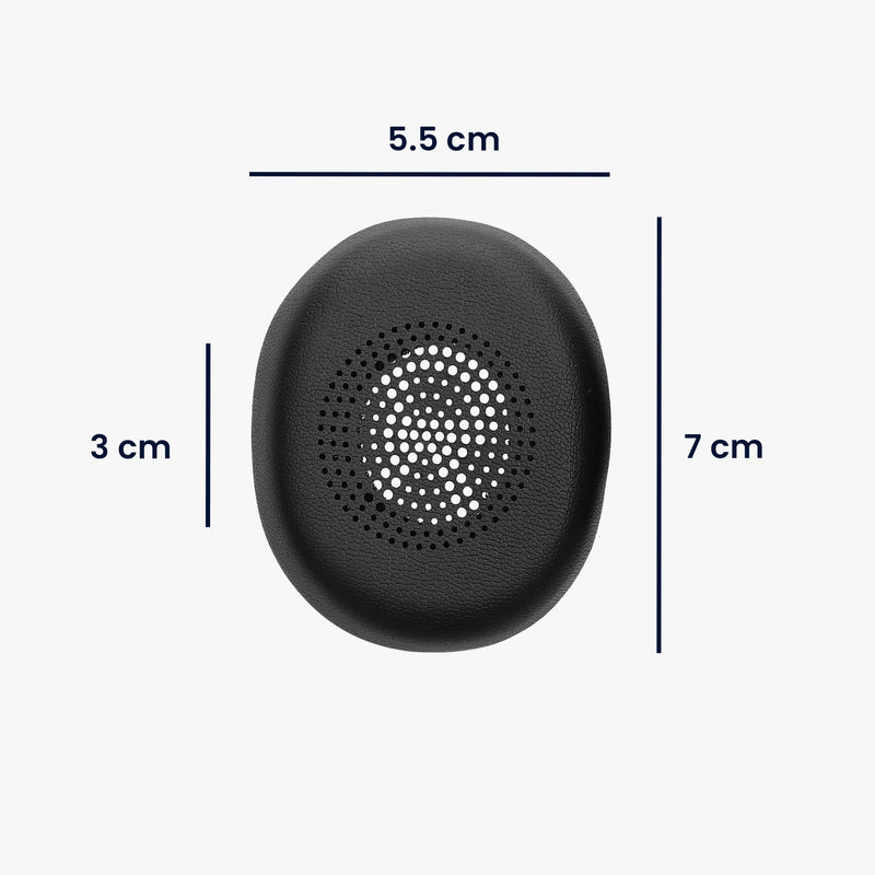 kwmobile Ear Pads for Jabra Evolve 2 30 Earpads Replacement Headphone Spare Parts Over Ear Headphones