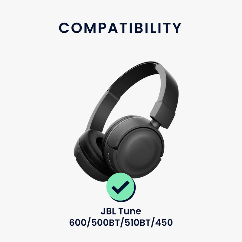 kwmobile Headphone Case for Tune 600 / 500BT / 510BT / 450 Headphone Pouch Travel Bag for Headset Headphones Soft Over Ear Protective Cover