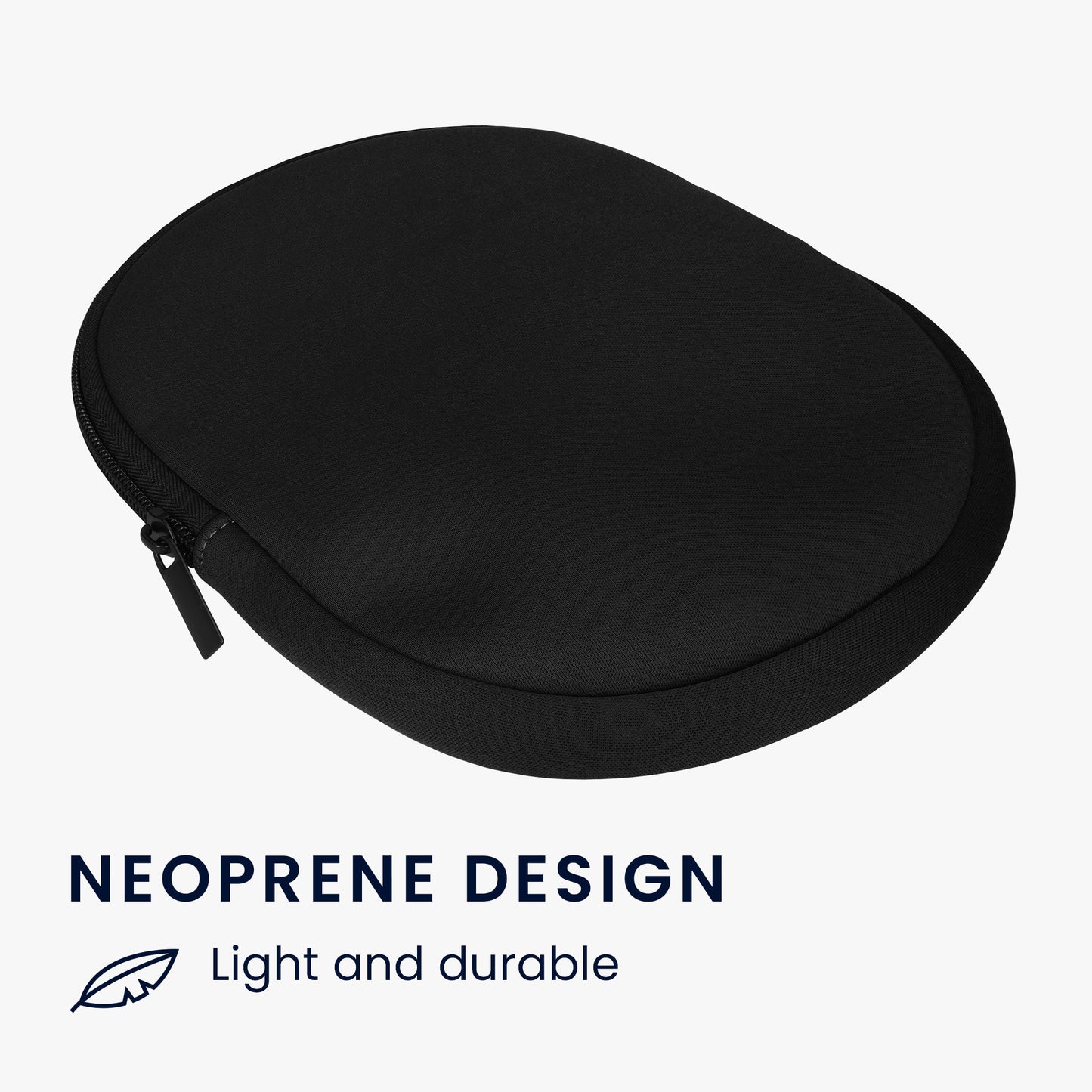 kwmobile Headphone Case for Tune 600 / 500BT / 510BT / 450 Headphone Pouch Travel Bag for Headset Headphones Soft Over Ear Protective Cover