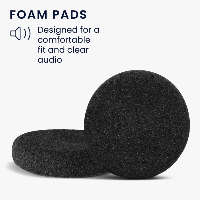 kwmobile Ear Pads for Jabra Evolve 20 / 20se / 30 / 30II / 40 / 65 Earpad Replacement Headphone Replacement Pads Over Ear Headphones